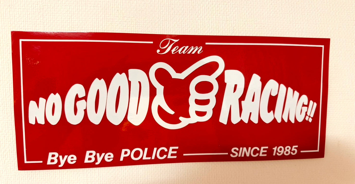 NOGOOD RACINGステッカー( センター指マーク )