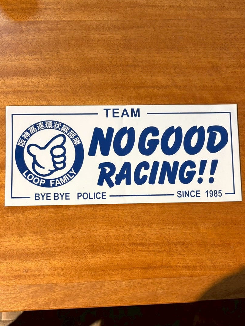 NOGOOD RACINGステッカー（ 青 ）